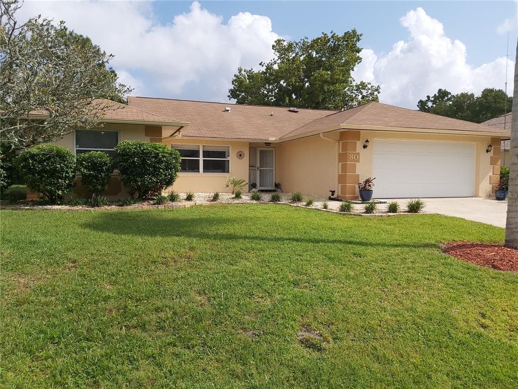 80 WESTBURY LANE PALM COAST, FL 32164