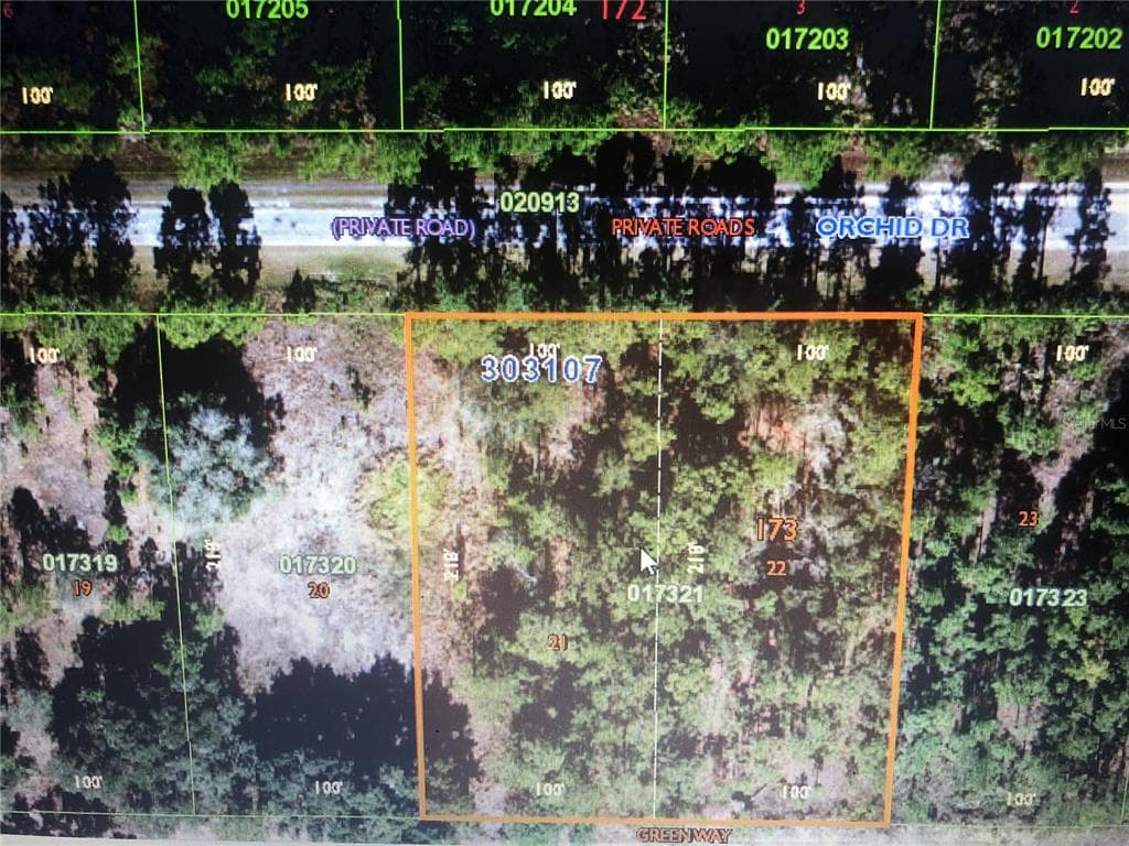 Blk173 Lt21-22 ORCHID DRIVE INDIAN LAKE ESTATES, FL 33855