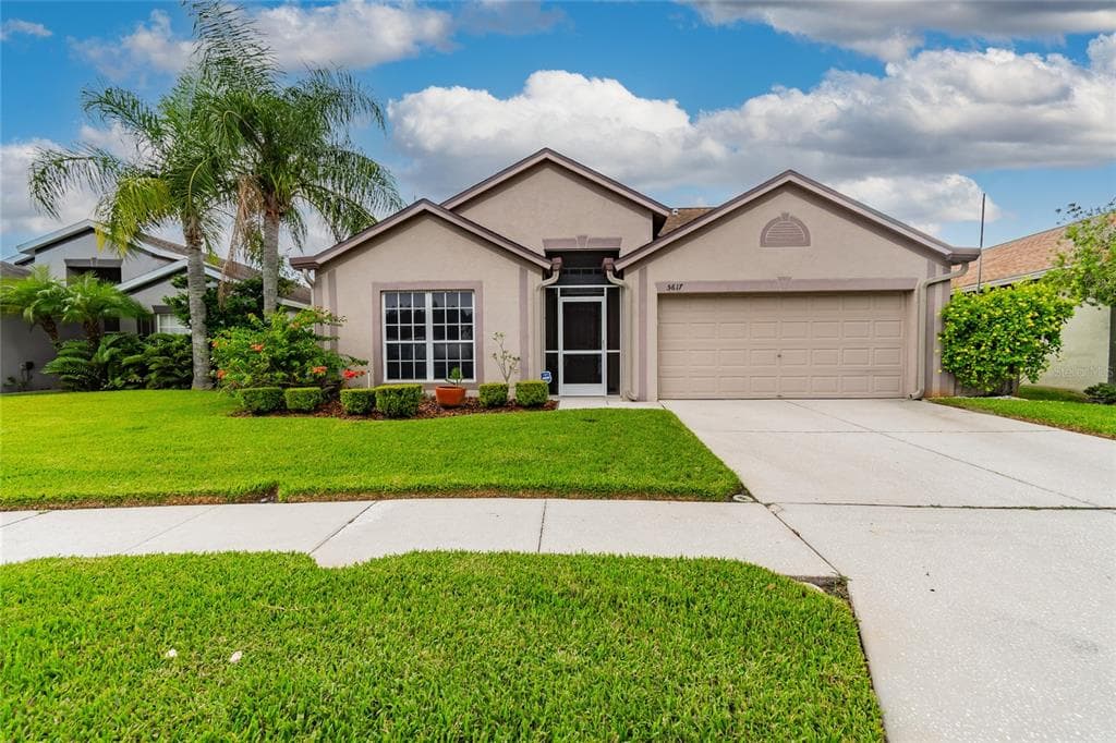 5617 WAR ADMIRAL DRIVE WESLEY CHAPEL, FL 33544
