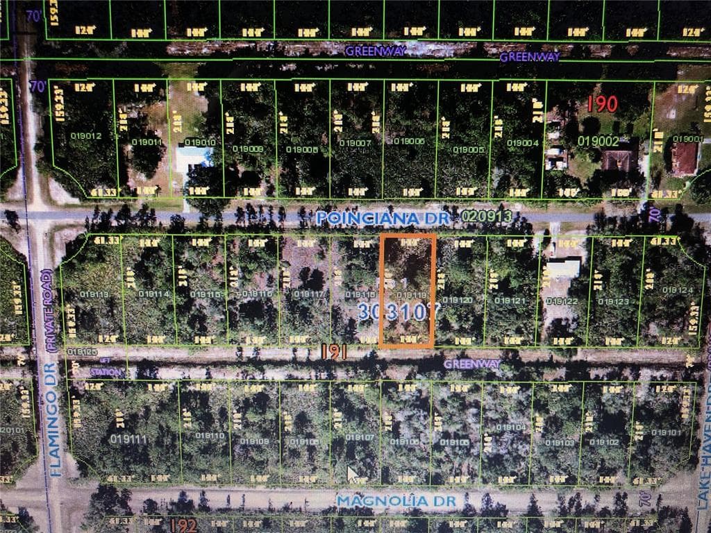 611 POINCIANA DRIVE INDIAN LAKE ESTATES, FL 33855