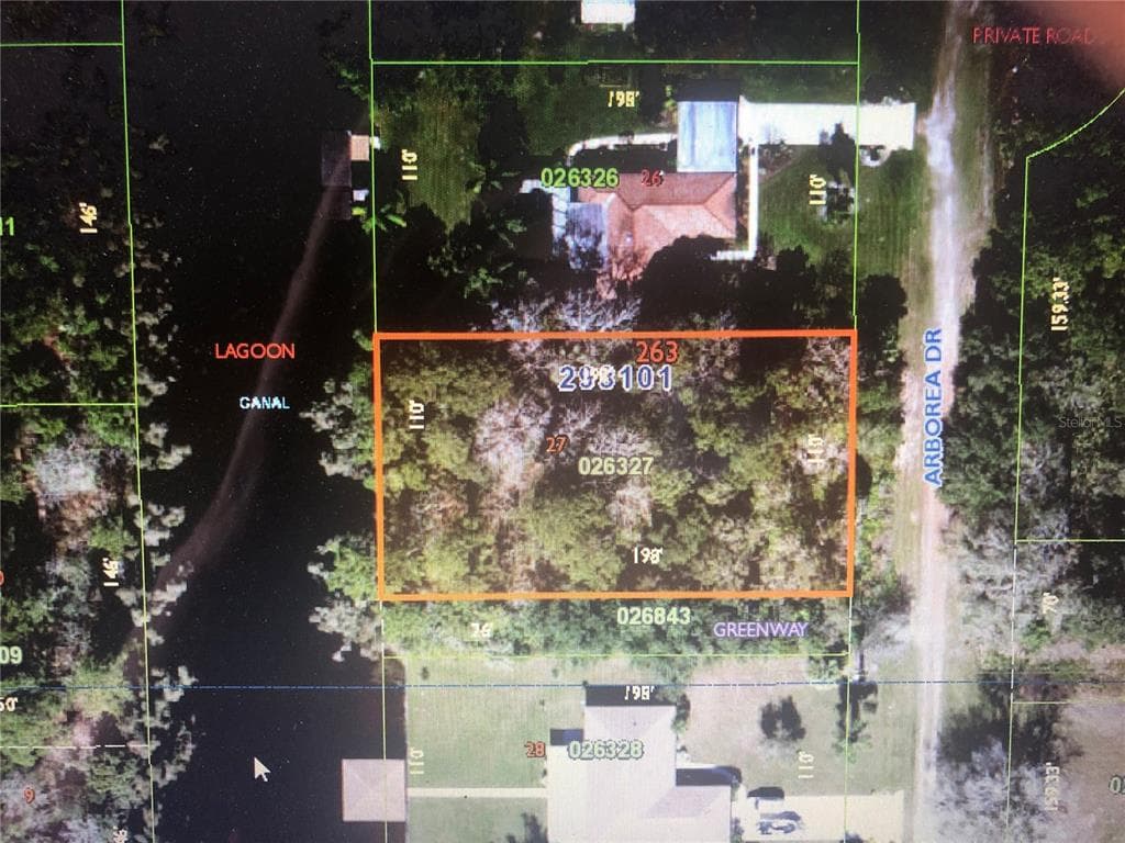 6196 ARBOREA DRIVE N INDIAN LAKE ESTATES, FL 33855