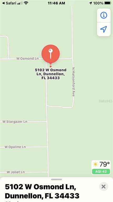 5102 W OSMOND LANE DUNNELLON, FL 34433