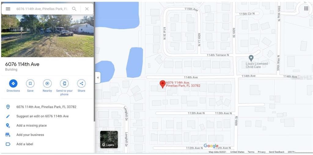 6076 114TH AVENUE N PINELLAS PARK, FL 33782