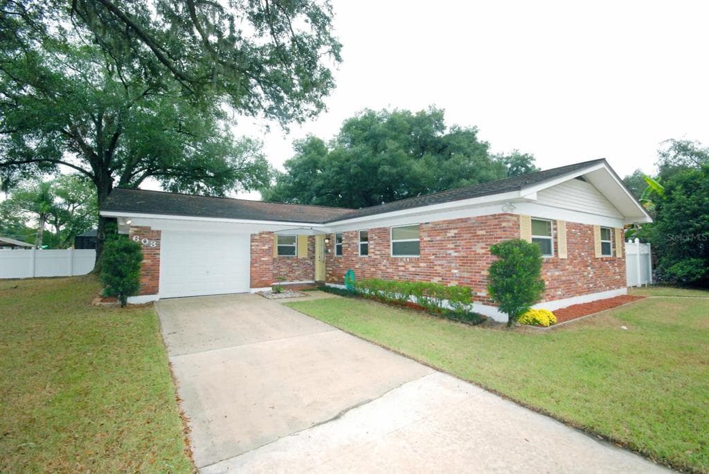 603 BRENDA DRIVE BRANDON, FL 33510