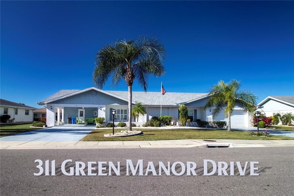 311 GREEN MANOR DRIVE SUN CITY CENTER, FL 33573
