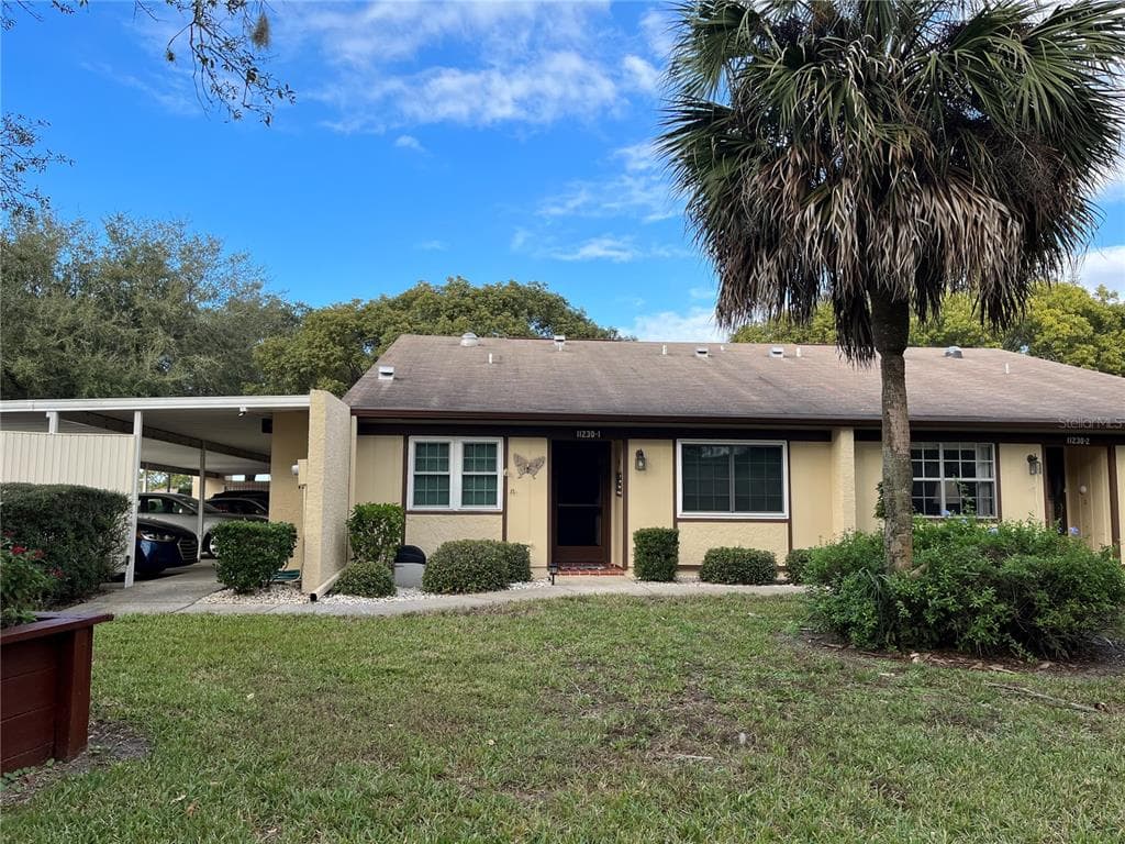 11230 DOLLAR LAKE DRIVE UNIT 1 PORT RICHEY, FL 34668
