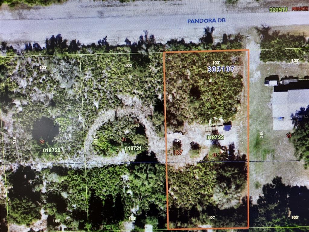 Blk 187 Lot 22 PANDORA DRIVE INDIAN LAKE ESTATES, FL 33855