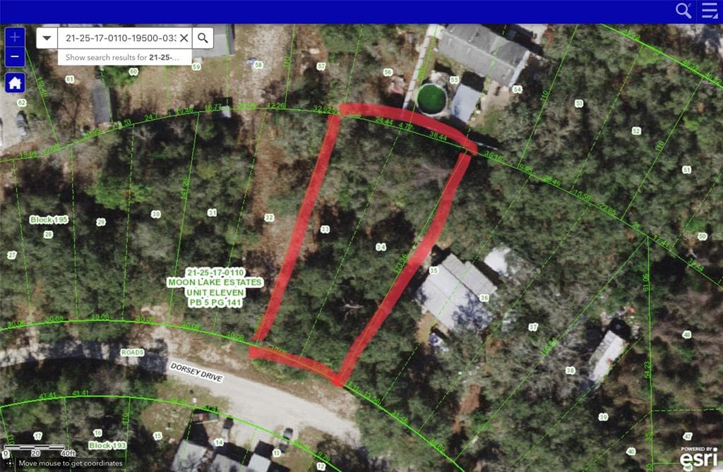 DORSEY DRIVE NEW PORT RICHEY, FL 34654