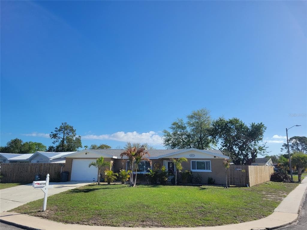 10734 BRIDLETON ROAD PORT RICHEY, FL 34668