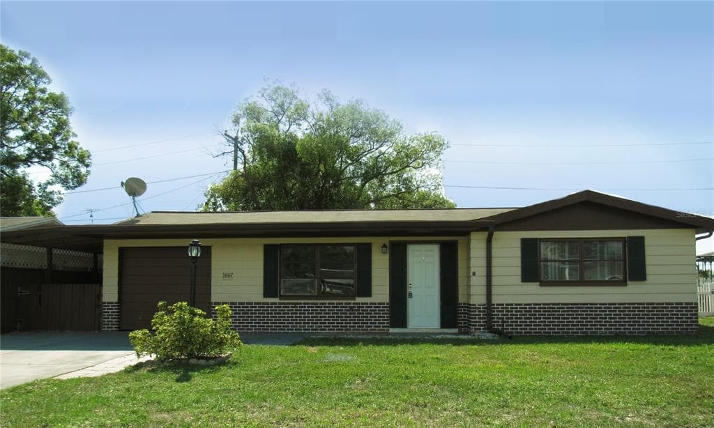 3607 LATIMER STREET NEW PORT RICHEY, FL 34652