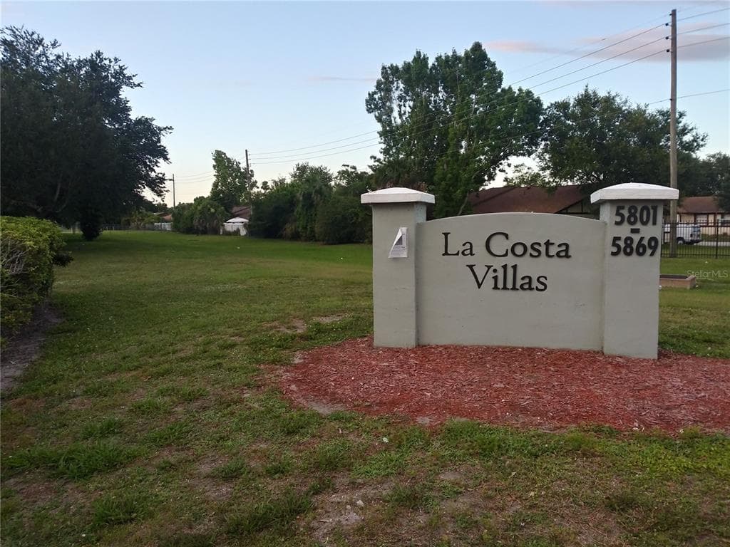 5809 LA COSTA DRIVE UNIT 209 ORLANDO, FL 32807
