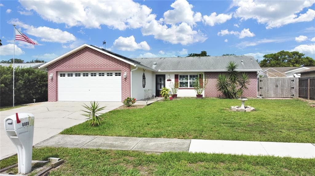6809 WILLIAM TELL DRIVE NEW PORT RICHEY, FL 34653