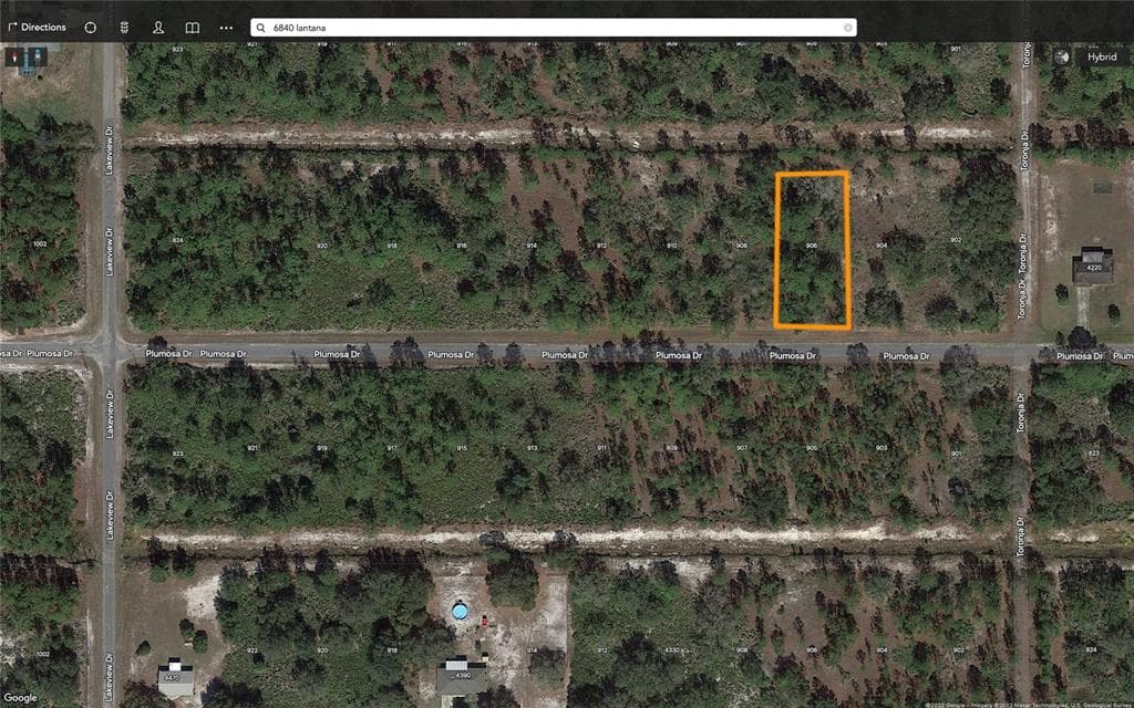905 PLUMOSA DRIVE INDIAN LAKE ESTATES, FL 33855