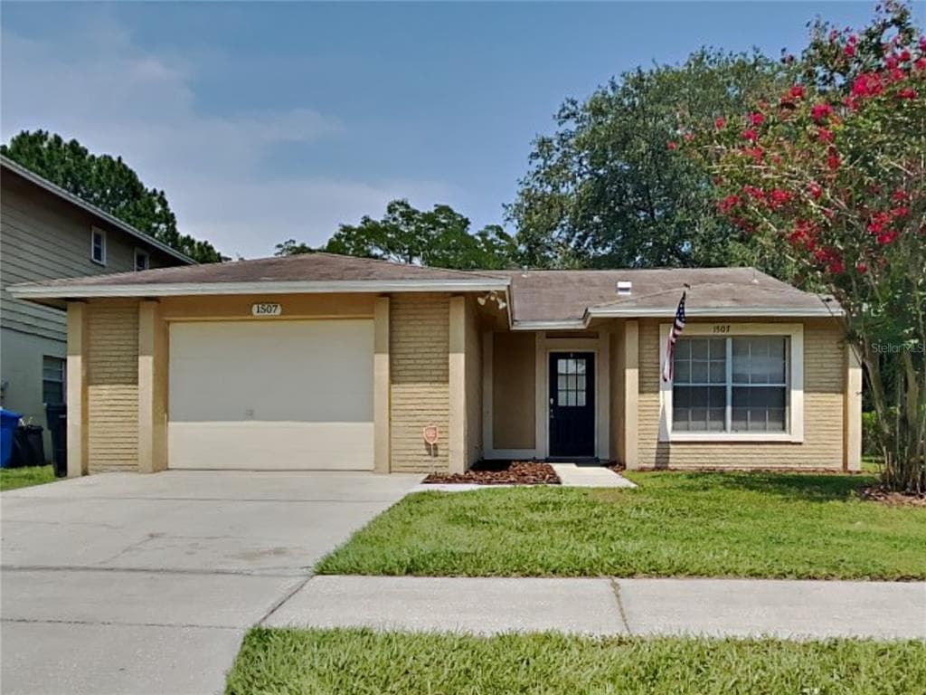 1507 CROSSRIDGE DRIVE BRANDON, FL 33510