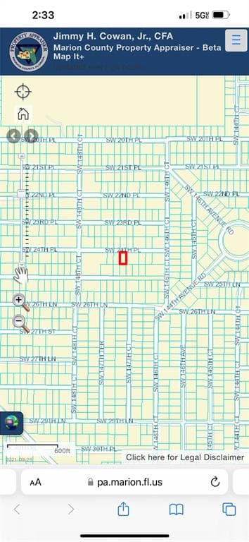 0 SW 24TH PLACE OCALA, FL 34481