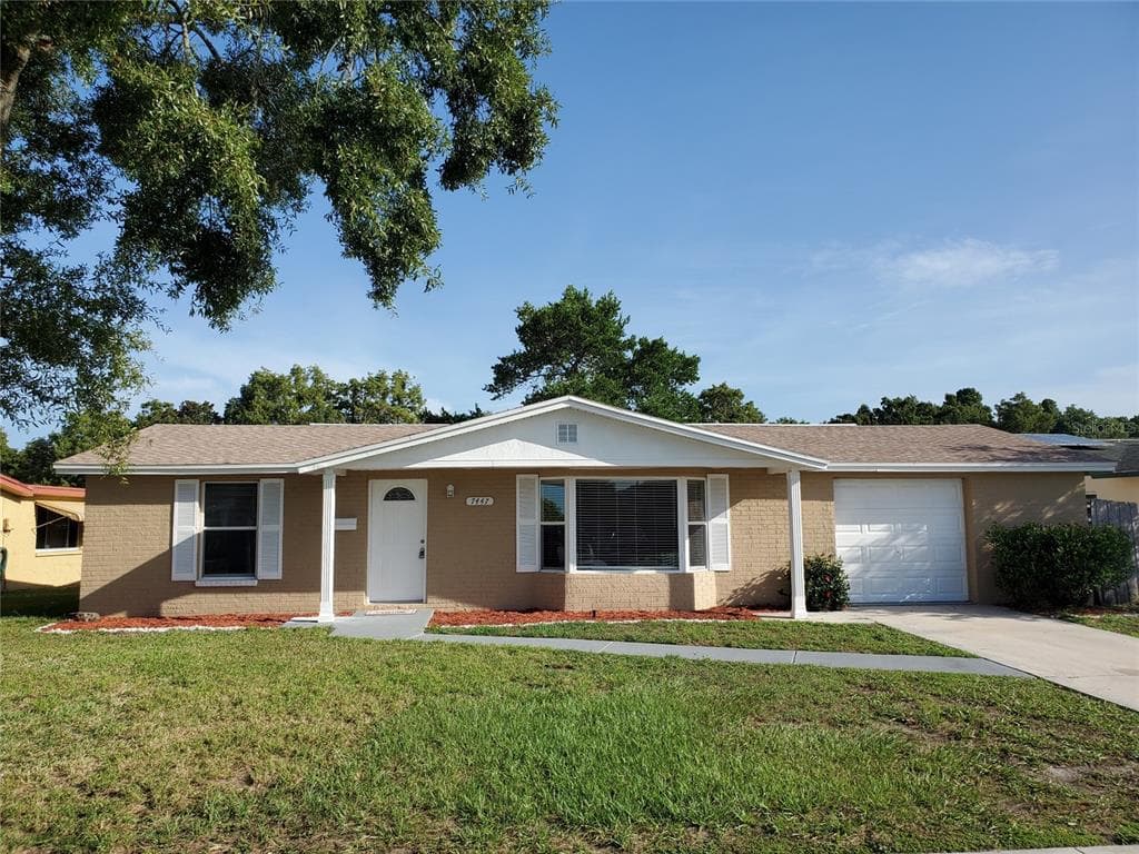 7447 CUMBER DRIVE NEW PORT RICHEY, FL 34653
