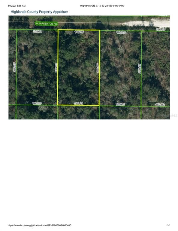 2847 W TARKENTON ROAD AVON PARK, FL 33825