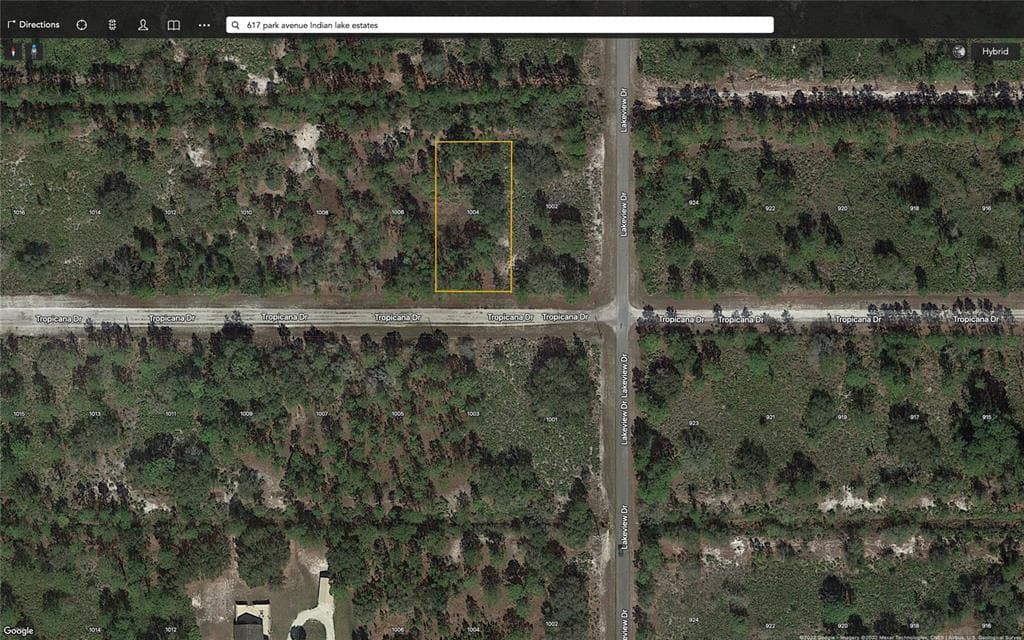 1004 TROPICANA DRIVE INDIAN LAKE ESTATES, FL 33855