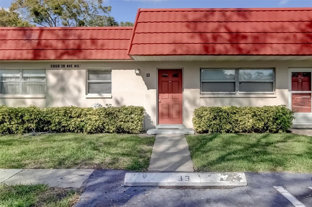 5860 38TH AVENUE N UNIT 33 ST PETERSBURG, FL 33710