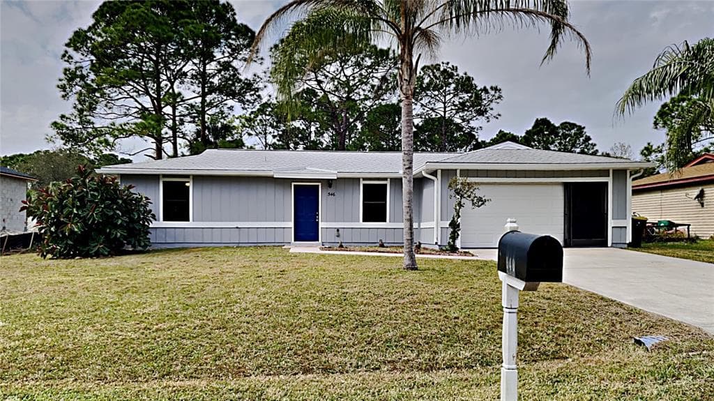546 CARPENTER AVENUE NW PALM BAY, FL 32907