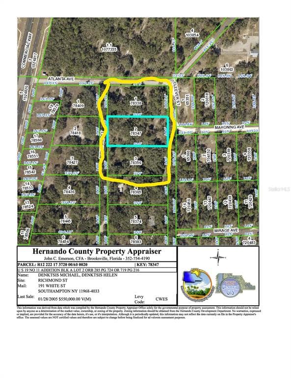 RICHMOND STREET WEEKI WACHEE, FL 34614