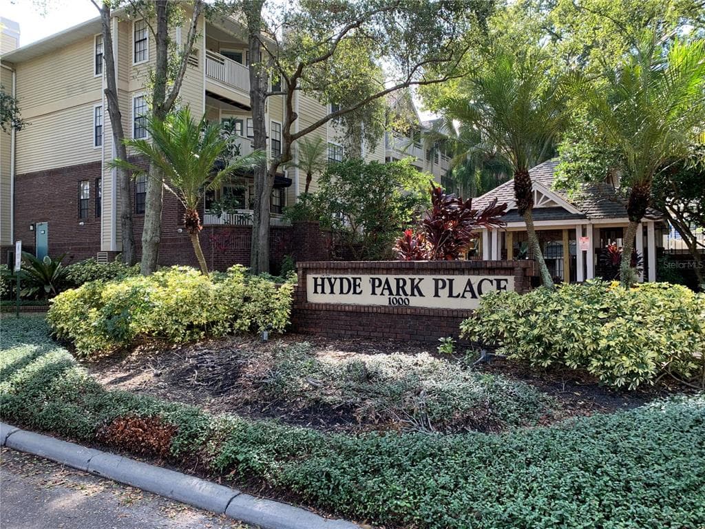 1000 HORATIO STREET UNIT 322 TAMPA, FL 33606