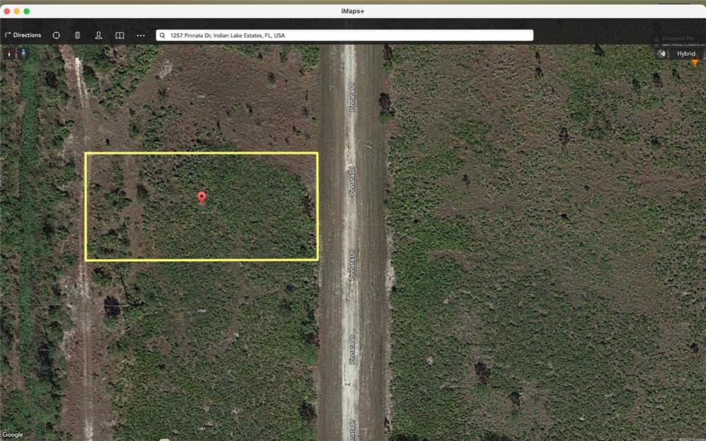1257 PINNATA DRIVE INDIAN LAKE ESTATES, FL 33855