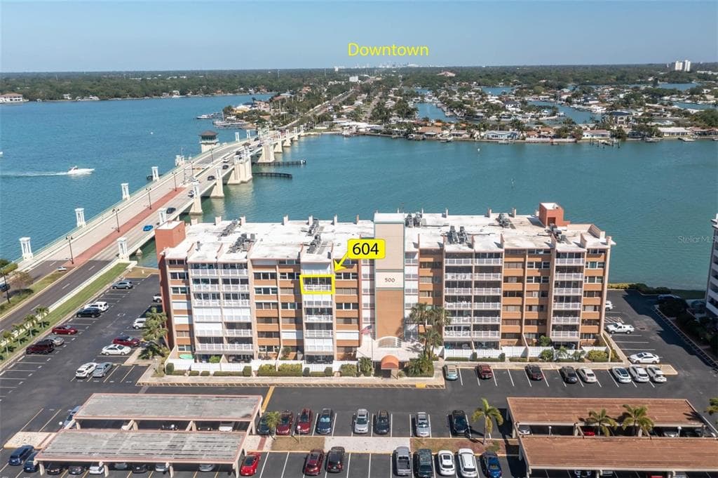 500 TREASURE ISLAND CAUSEWAY UNIT 604 TREASURE ISLAND, FL 33706