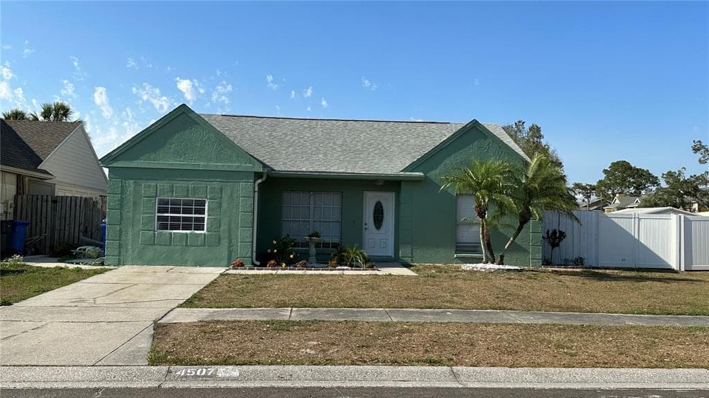 4507 SHADBERRY DRIVE TAMPA, FL 33624