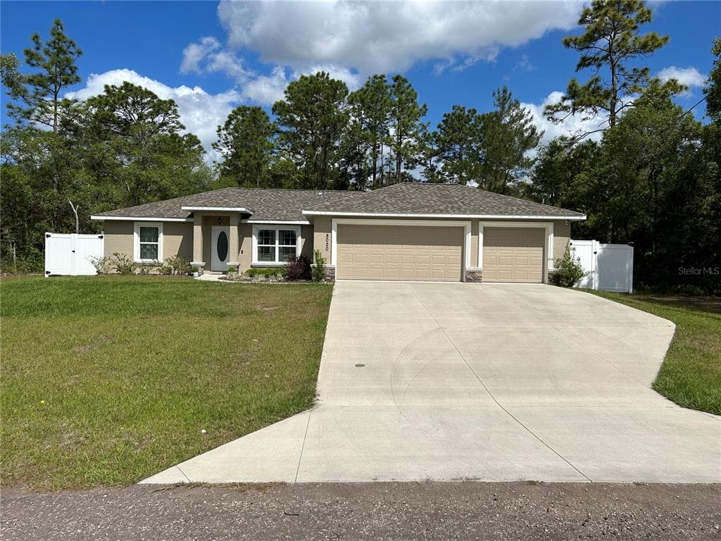 8020 N FIELDSTONE DRIVE CITRUS SPRINGS, FL 34433