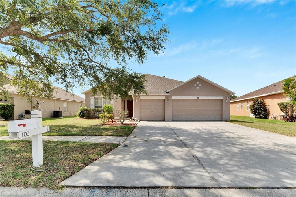 103 KIANA DRIVE BRANDON, FL 33511