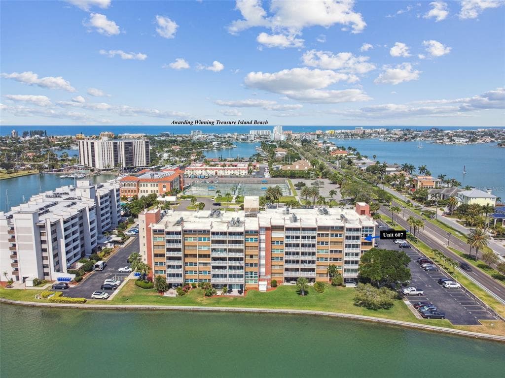 500 TREASURE ISLAND CAUSEWAY UNIT 607 TREASURE ISLAND, FL 33706