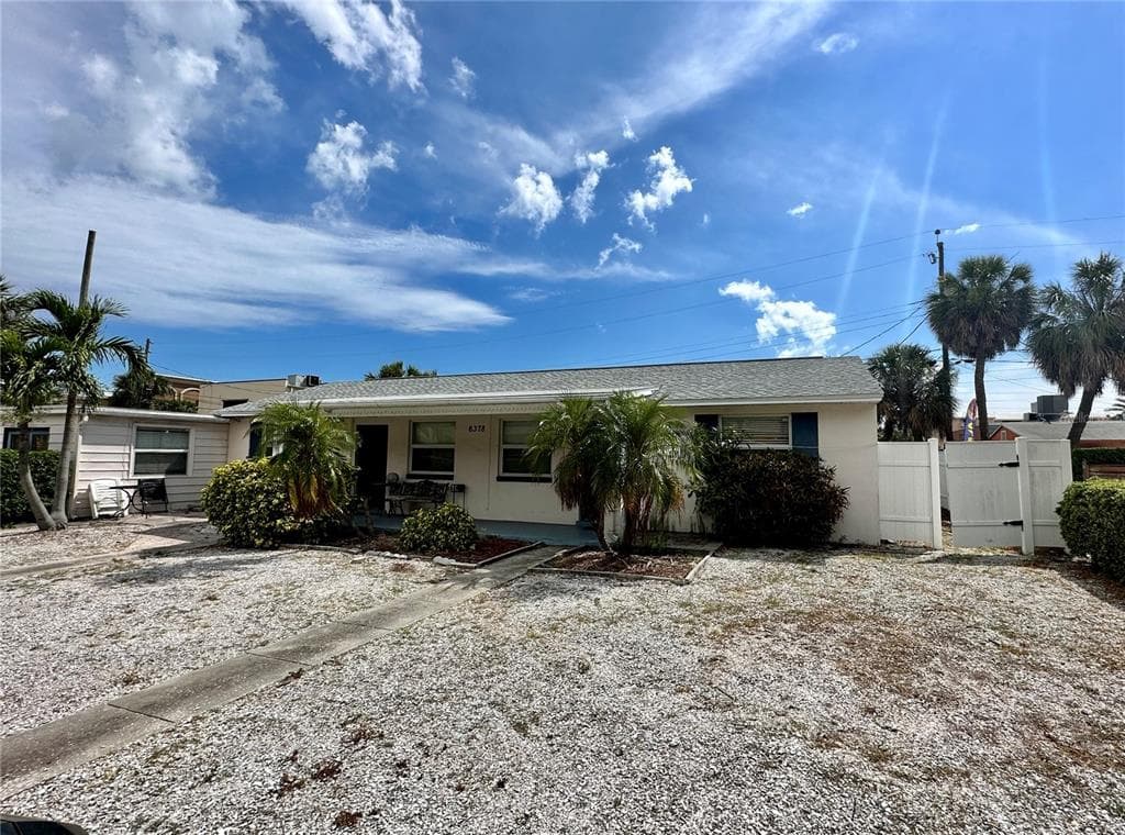 6378 GULF WINDS DRIVE ST PETE BEACH, FL 33706