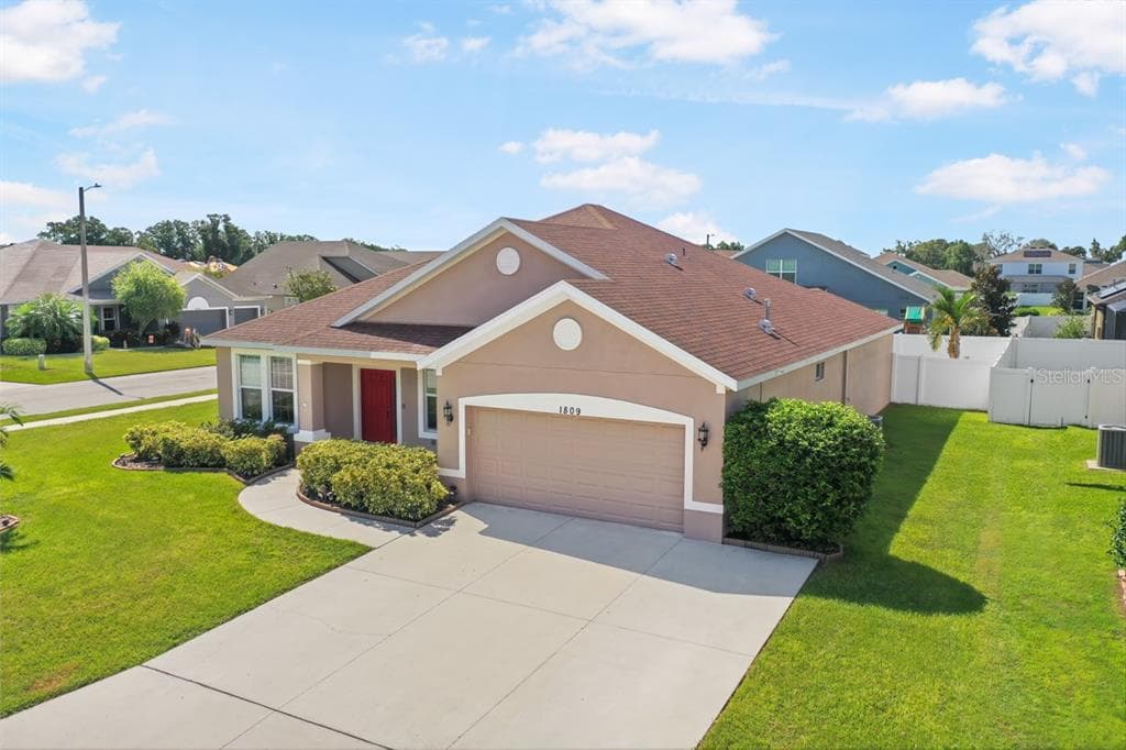 1809 VIA CHIANTI STREET PLANT CITY, FL 33566