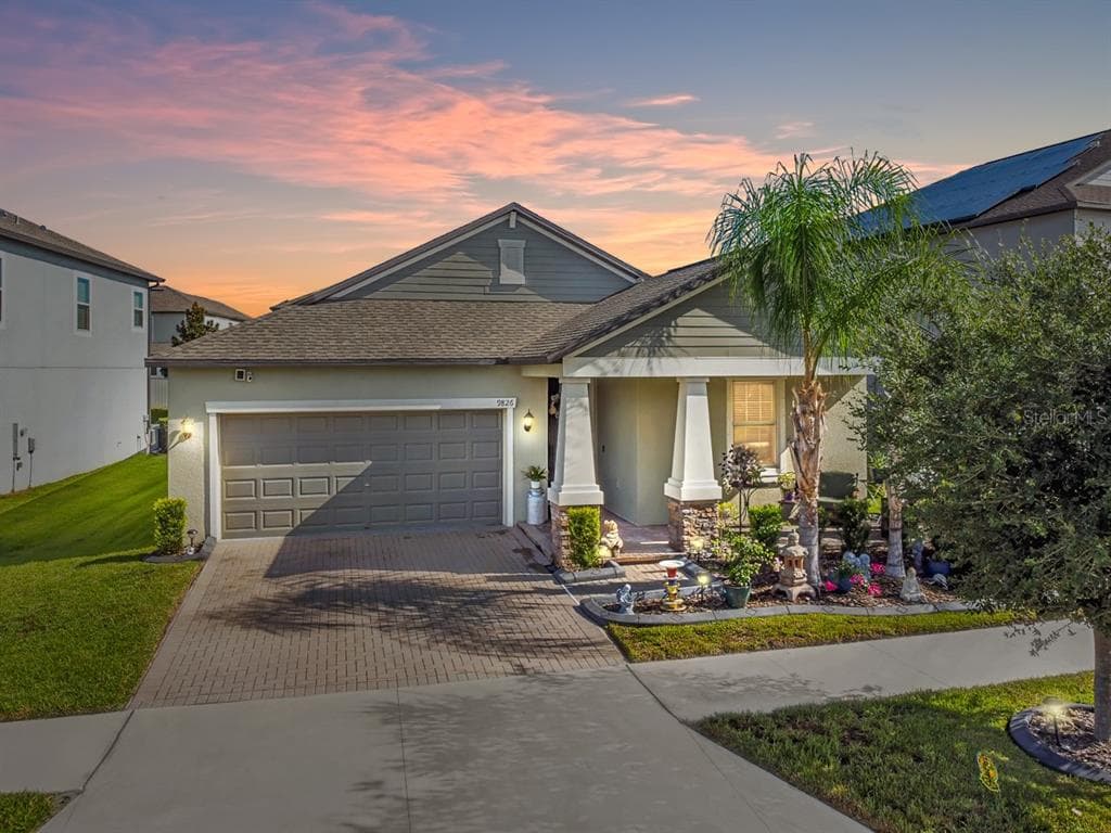 9826 SAGE CREEK DRIVE RUSKIN, FL 33573