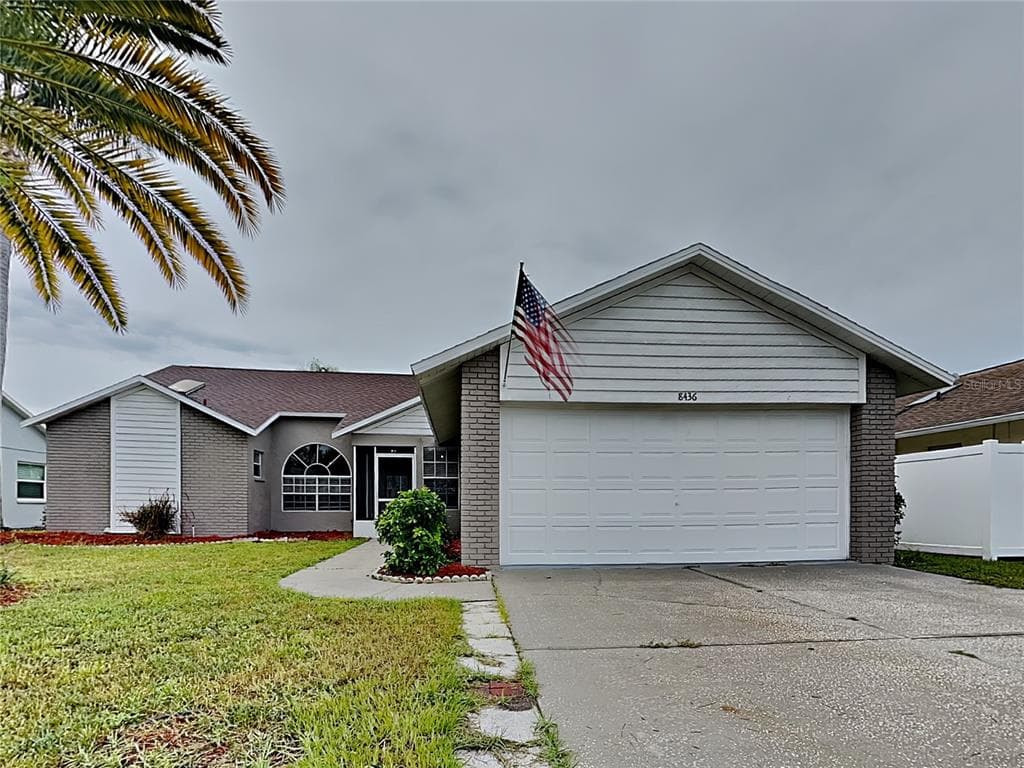 8436 YEARLING LANE NEW PORT RICHEY, FL 34653