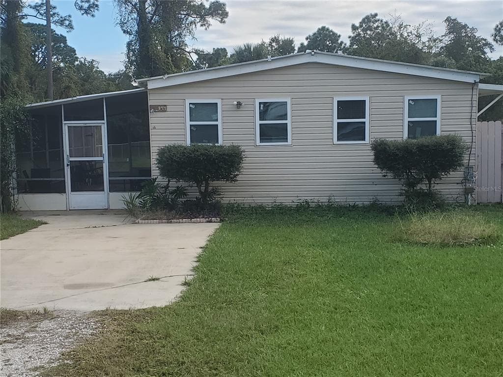 244 ADAMS ROAD EDGEWATER, FL 32141