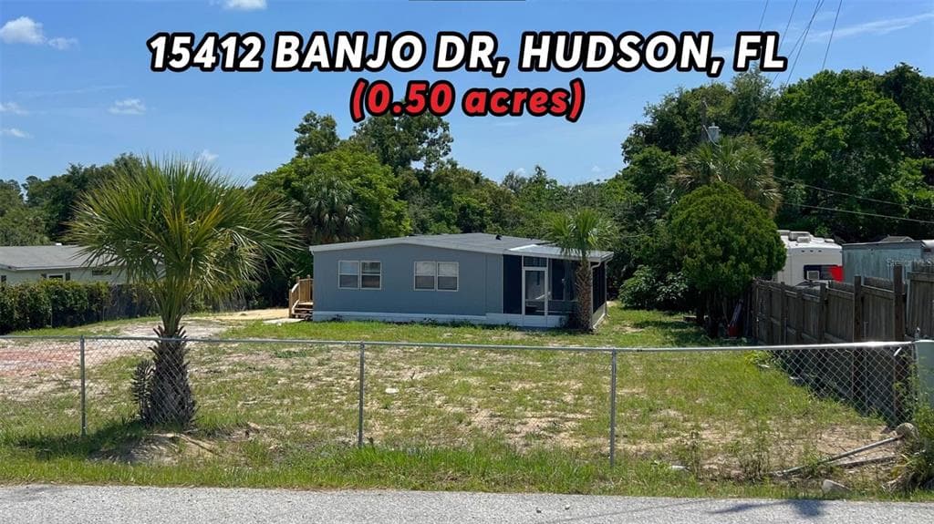 15412 BANJO DRIVE HUDSON, FL 34667