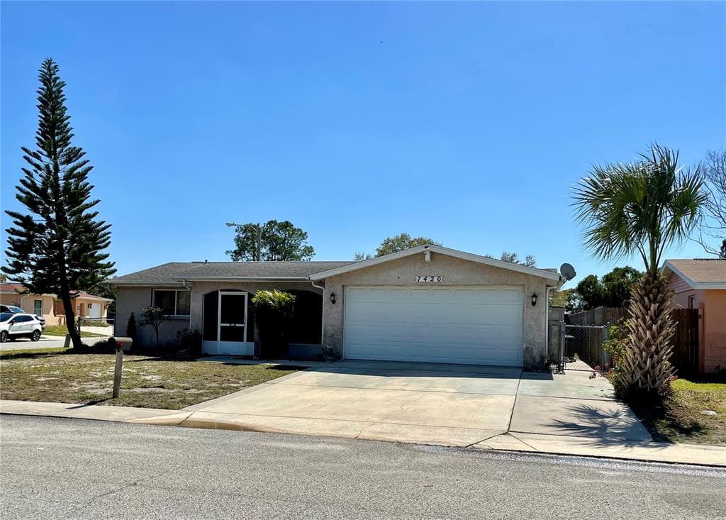 7420 CASTANEA DRIVE PORT RICHEY, FL 34668