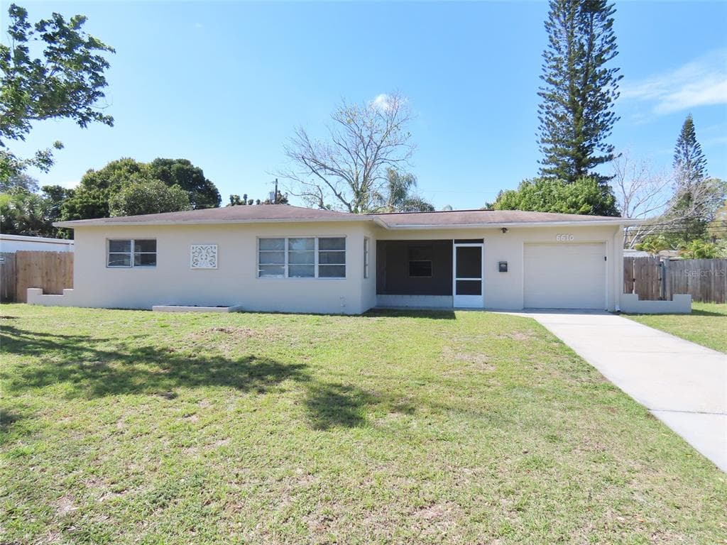 6610 DR MARTIN LUTHER KING JR STREET N ST PETERSBURG, FL 33702