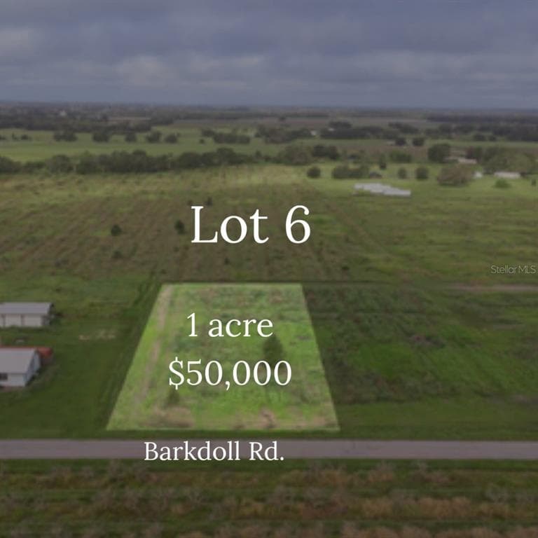 0 BARKDOLL ROAD Lot 6 BOWLING GREEN, FL 33834
