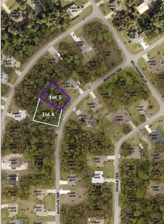 LOTS 5 & 6, BOSTON TERRACE NORTH PORT, FL 34288