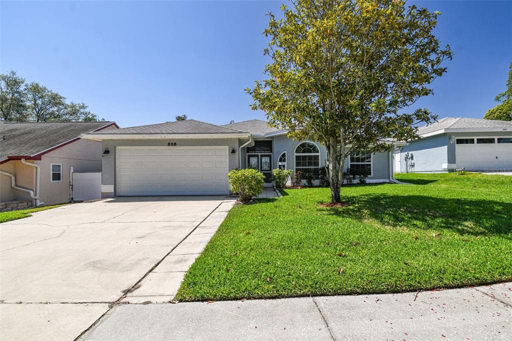 866 DERBY DRIVE TARPON SPRINGS, FL 34689