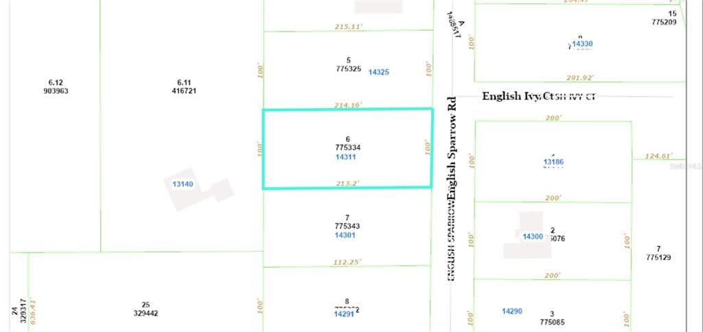 14311 ENGLISH SPARROW ROAD WEEKI WACHEE, FL 34614