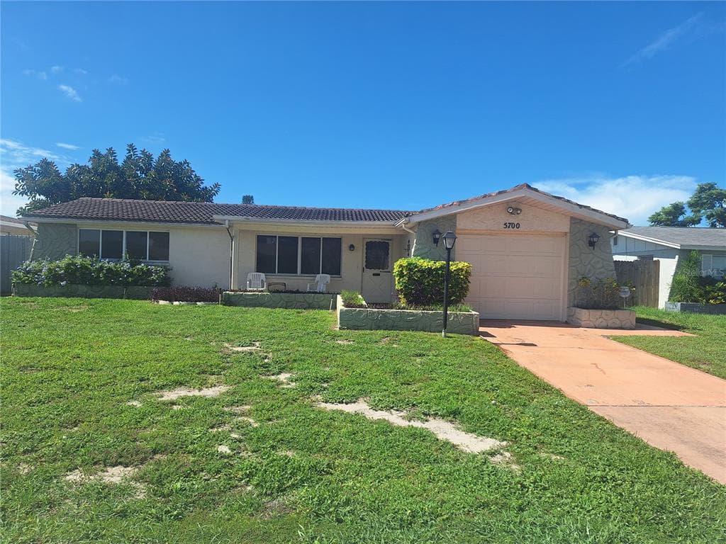 5700 MARBLE DRIVE NEW PORT RICHEY, FL 34652