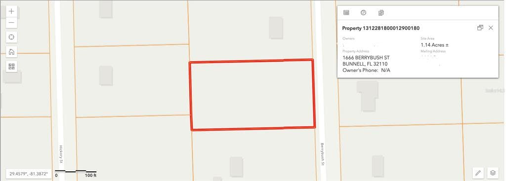 1666 BERRYBUSH STREET BUNNELL, FL 32110