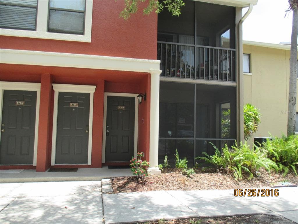 5740 BAYWATER DRIVE UNIT 5740 TAMPA, FL 33615