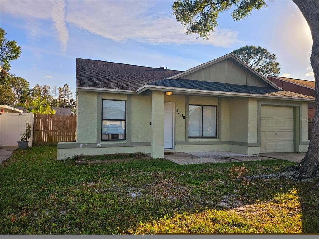 12310 CLOVERSTONE DRIVE TAMPA, FL 33624