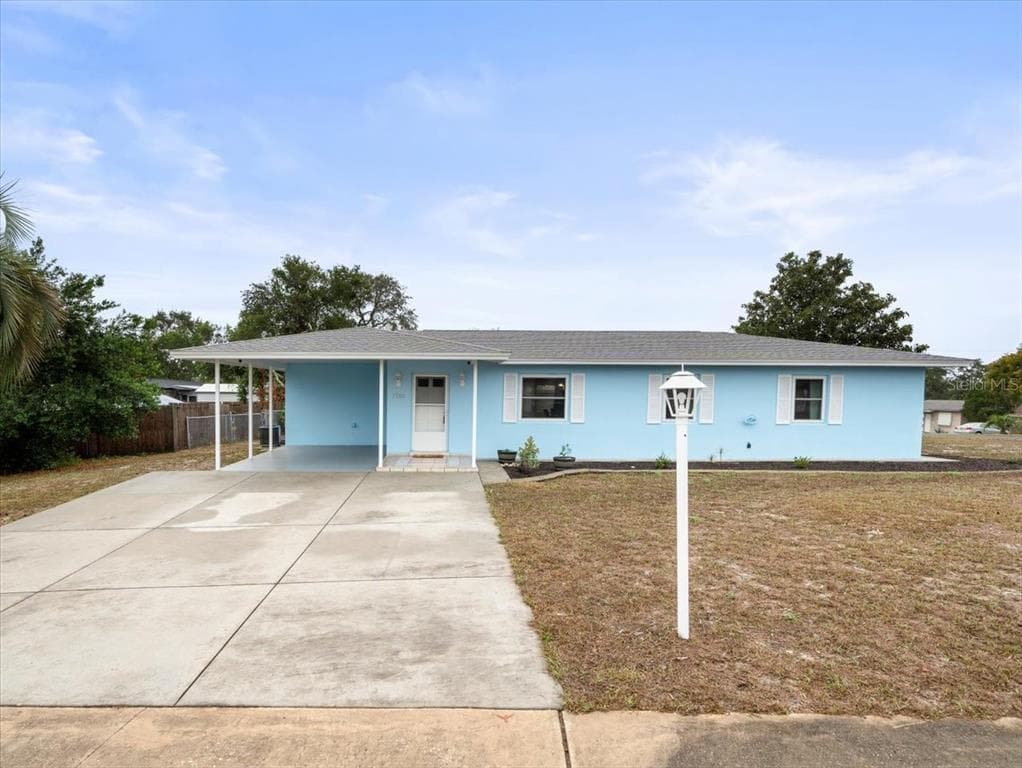7180 TARRYTOWN DRIVE SPRING HILL, FL 34606