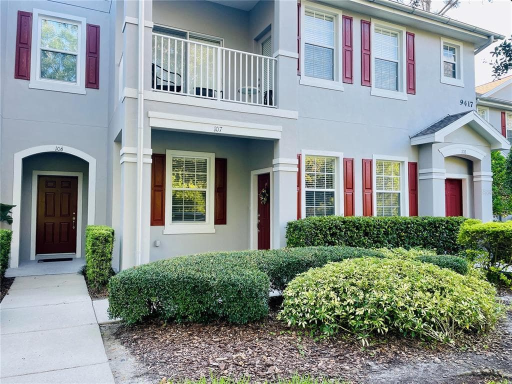 9417 CAVENDISH DRIVE UNIT 107 TAMPA, FL 33626